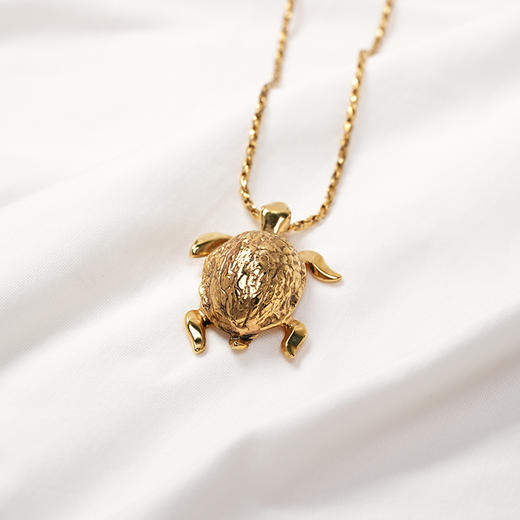 北京仓｜Goossens Paris-BALADE-乌龟吊坠 项链［法国设计师］ 商品图0