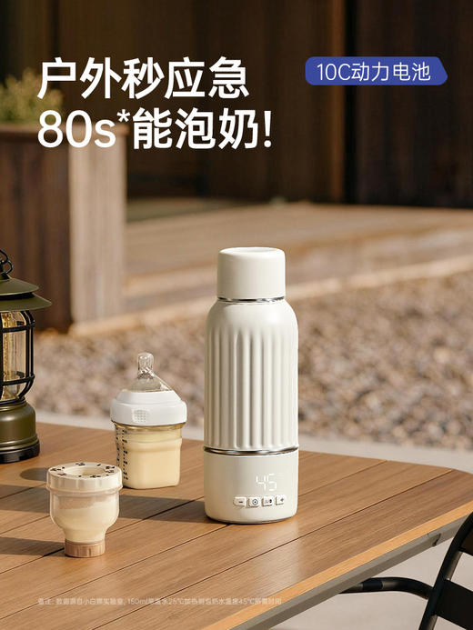 SnowBear小白熊便携开水恒温杯冲奶外出恒温水壶婴儿专用保温杯 商品图0