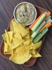 自制鹰嘴豆酱配玉米片胡萝卜和芹菜条 Homemade Hummus With Carrot, Celery And Nachos 商品缩略图0
