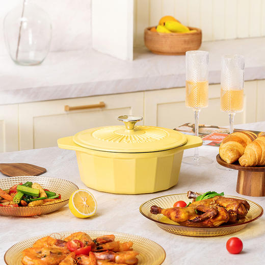 康宁（VISIONS）晶釉珐琅锅（含赠品-硅胶三件套)VS-DG22J006C/KZ 商品图2