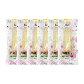 都乐即食白甜玉米棒6根装 单根180g