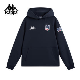 Kappa 运动卫衣2025新款连帽卫衣美式针织套头帽衫 男女款K0FY2MT40