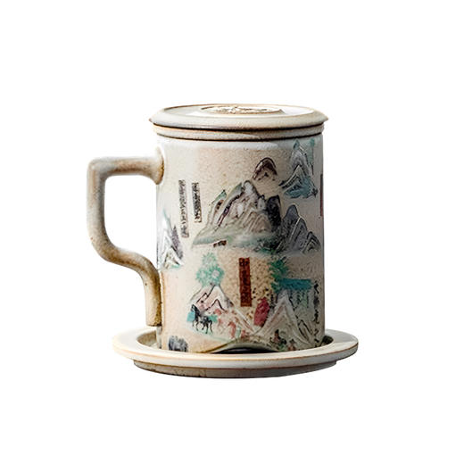 万仟堂陶瓷办公杯敦煌系列 商品图4