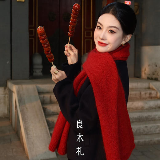 【预售7天】良木礼山羊绒短款外套(围巾）（D25102677） 商品图1