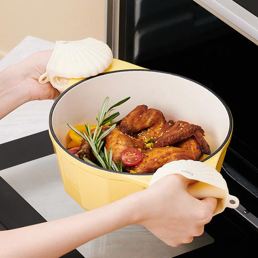 康宁（VISIONS）晶釉珐琅锅（含赠品-硅胶三件套)VS-DG22J006C/KZ 商品图5