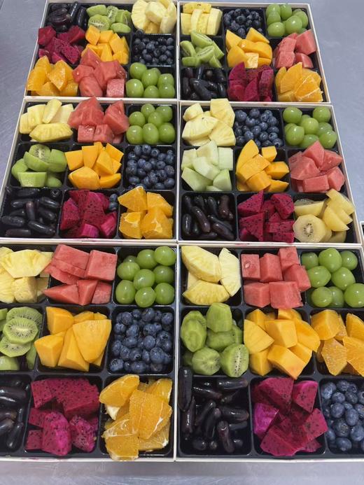 豪华九分格果盘 -精美木盒 商品图1