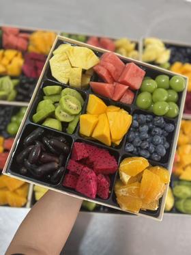 豪华九分格果盘 -精美木盒