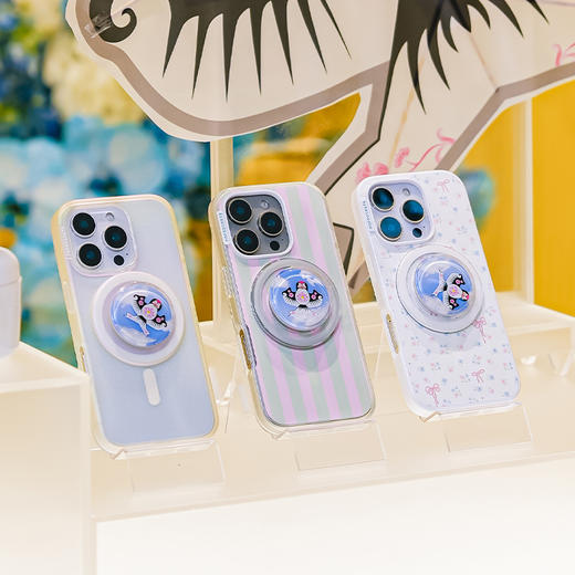 【城市限定巡游】北京·京燕风筝 POPGRIP泡泡骚手机粘贴式气囊支架 Tidepool流沙系列 蓝色 商品图2