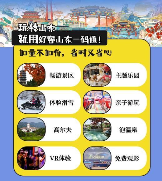 好客山东一码通 齐鲁畅游卡（点击下方图片跳转购买链接） 商品图1
