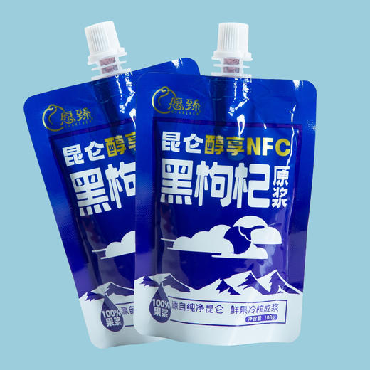 愿臻醇享NFC黑枸杞原浆 108g*12袋*1盒 昆仑原生 商品图3