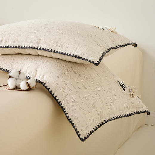 自然醒全棉星落棉花亲子枕儿童枕芯学生可拆洗花朵棉花枕XK 商品图6