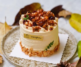 【杏仁咸奶油蛋糕】香脆焦糖坚果+特调焦糖咸奶油+咖啡奶冻，一口下去层次感超丰富