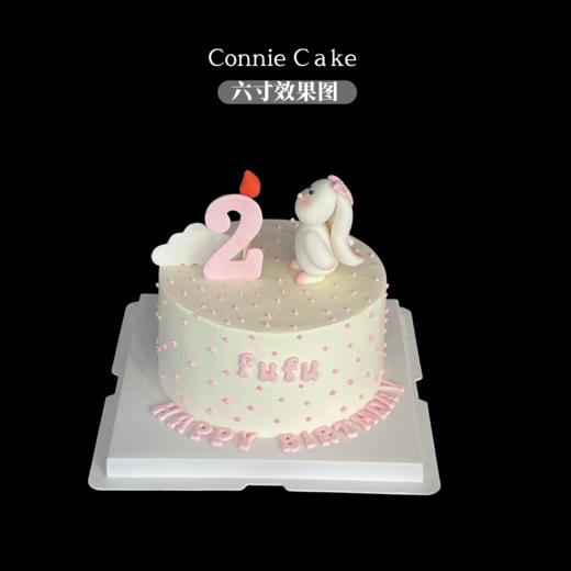 萌趣定格，甜蜜时刻｜会“吹蜡烛”的翻糖小兔子蛋糕 商品图3