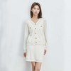 VogoPetite小香风V领针织开衫100%山羊绒BP133F1503 商品缩略图3