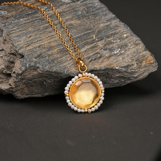 北京仓｜Goossens Paris-Talisman-水晶 珍珠 项链［法国设计师］ 商品图5