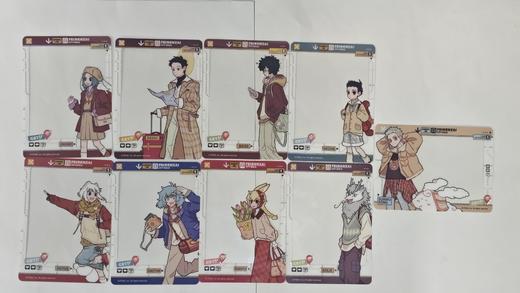 非人哉 城市出游 透卡 全9种 8包/盒 国谷 商品图0