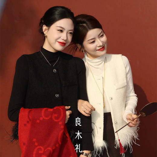 【预售7天】良木礼羊毛马甲（D25102817） 商品图6