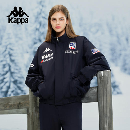 Kappa 2025新款复古立领保暖夹克 男女款K0FY2MM40 商品图1