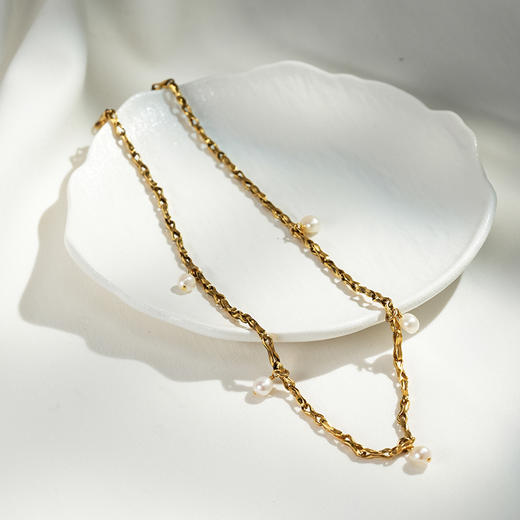 北京仓｜Goossens Paris-RIVIERA-淡水珍珠 项链［法国设计师］ 商品图0