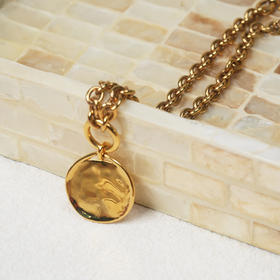 北京仓｜Goossens Paris-Talisman-金色 勋章 吊坠 项链［法国设计师］