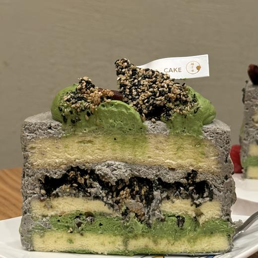 【黑金抹茶】秋冬限定黑芝麻抹茶戚风蛋糕 商品图1