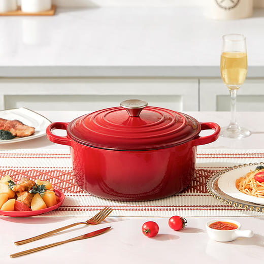 康宁（VISIONS）悦厨珐琅锅VS-DG24J022H/KZ 商品图2