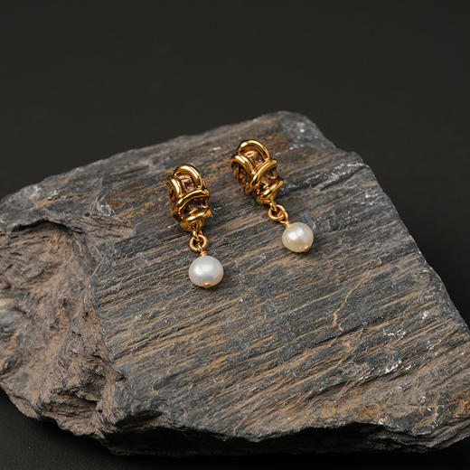 北京仓｜Goossens Paris-RIVIERA-淡水珍珠 吊坠 耳环［法国设计师］ 商品图2