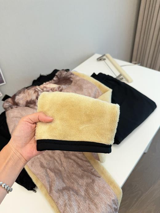 冬季光感UV锁温90白鹅绒纯色加绒保暖锥形小直筒羽绒裤棉裤情侣装 商品图6