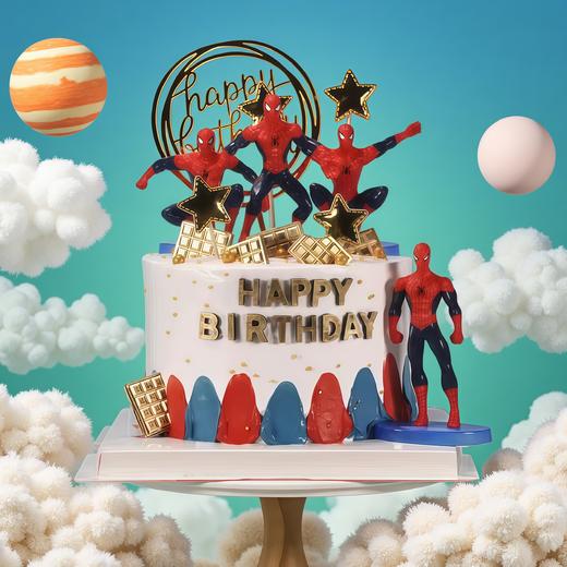 【蜘蛛侠】叮当CAKE爆款儿童蛋糕-鲜果奶油蛋糕 商品图0