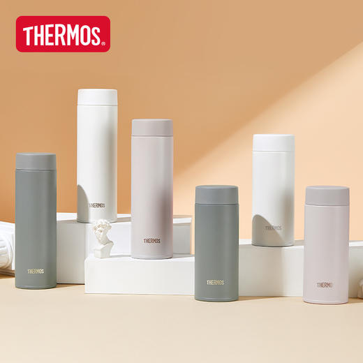 THERMOS 膳魔师 高真空不锈钢保温杯 TCOQ-480S GY 480ml 直饮杯 城堡灰 商品图4