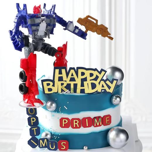 【变形金刚】叮当CAKE爆款儿童蛋糕-鲜果奶油蛋糕 商品图0