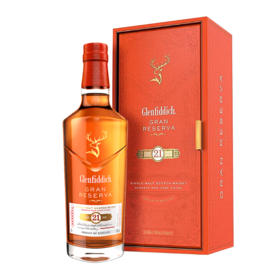 【行货】苏格兰格兰菲迪21年单一麦威士忌 700ml*1瓶