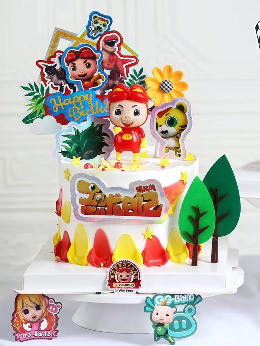 【猪猪侠】叮当CAKE爆款儿童蛋糕-鲜果奶油蛋糕 商品图0