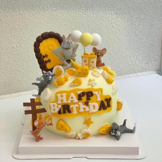 【猫和老鼠3】叮当CAKE爆款儿童蛋糕-鲜果奶油蛋糕 商品图0