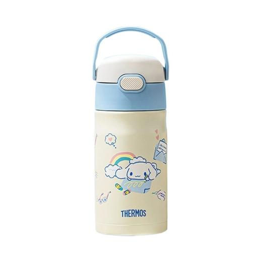 THERMOS 膳魔师 高真空不锈钢保温杯 TCKJ-350FS BW 玉桂狗 350ml 直饮杯 商品图0