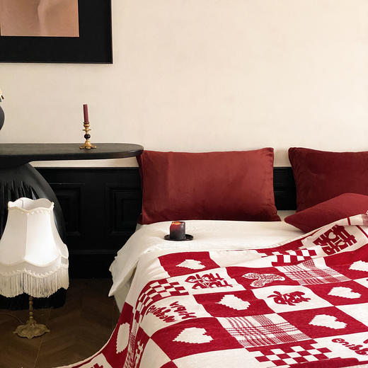 自然醒针织露丝绒沙发毯午睡披肩毯婚庆系列（赠礼盒包装）MT 商品图8