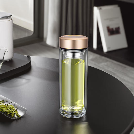 【分仓直发包邮】爱仕达金彩系列·双层玻璃杯RWB32L9TG 商品图0