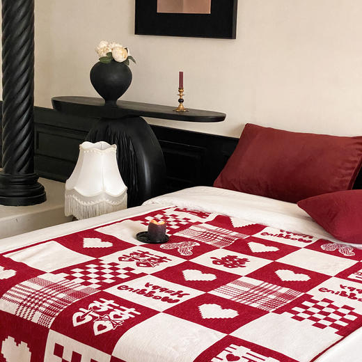 自然醒针织露丝绒沙发毯午睡披肩毯婚庆系列（赠礼盒包装）MT 商品图14