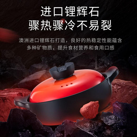 【分仓直发包邮】爱仕达甄陶Ⅲ系列焖煲·焰橙RXC15B3Q 商品图1