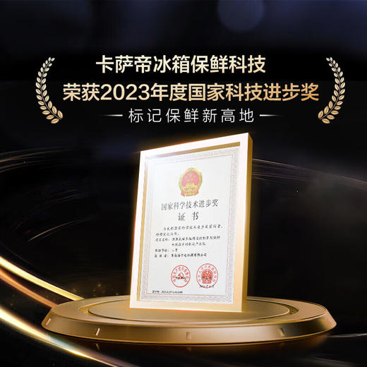 卡萨帝【星悦】原石零嵌入大容量四开门超薄三系统家用一级能效家用冰箱 551升BCD-551WLCTDM4GDU1【粤湾】【双十一】 商品图3