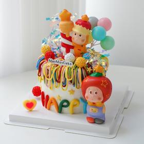 小苹果·星星人蛋糕【B5167】