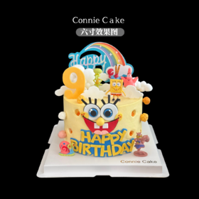 【🧽海绵宝宝蛋糕 | 把比奇堡的快乐端上桌】