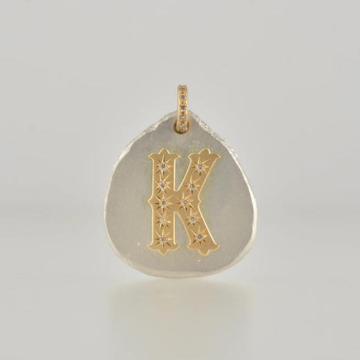 订购10周到｜Shinkai-glyph-字母 星星 吊坠［日本设计师］ 商品图0