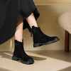 西村名物2025年冬季新款舒适厚底绒面弹力短靴时装靴T25DS49261 商品缩略图2