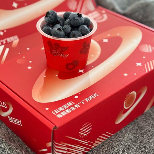 【云南花香蓝莓】花香蓝莓脆甜可口，自然成熟营养超丰富！100g/杯*5 礼盒款！ 商品图7