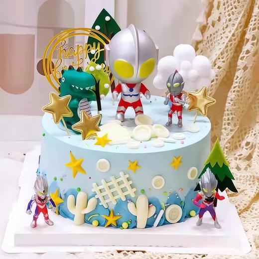 【超人打怪兽3】叮当CAKE爆款儿童蛋糕-鲜果奶油蛋糕 商品图0