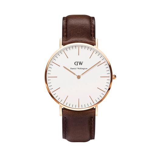 DANIEL WELLINGTON 棕色男士石英表 619-0109DW 商品图0
