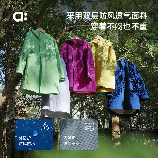 【春Vol.1】allblu幼岚儿童风衣外套户外男童女童25春季新款连帽防风大衣ZY 商品图1