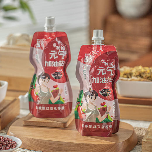 双钱乐吸吸龟苓膏（原味、玫瑰、红豆） 218g 商品图5