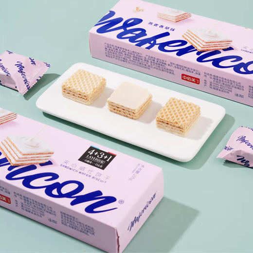 中佰芙夹心威化饼干燕麦香草味【105g】 商品图0